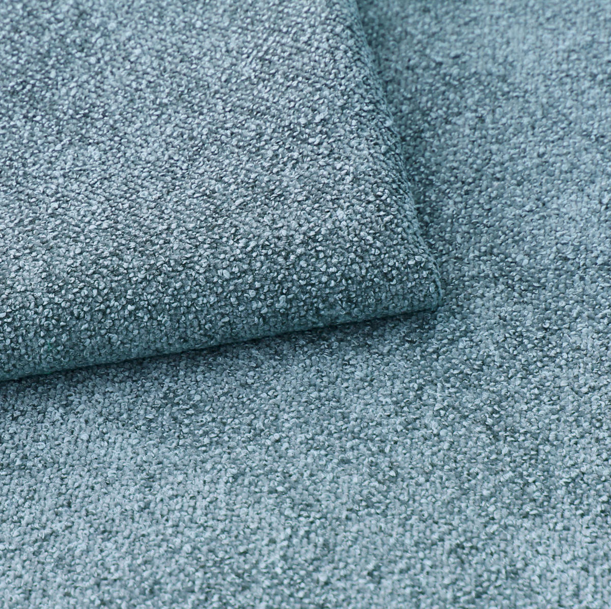 ECKSOFA hellblau Webstoff, Sofa 305 x 281 cm, L-Sofa rechts - Hellblau/Grau, Holz/Textil (305/281cm) - Inn.Furn