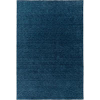 WOLLTEPPICH Jamal Blau 160x230 cm - Blau, Textil (160/230cm) - benuta Nest