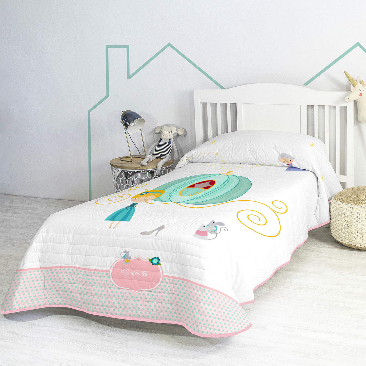 TAGESDECKE pumpkin 180x260 cm (bett 80/90/105) mehrfarbig - Multicolor, Textil (180/260cm) - Happy Friday