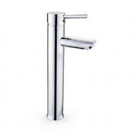 BADEZIMMERARMATUR mit Schlauch, 29cm hoch, silber - Silberfarben, Metall (34/6/17cm) - Vallsero