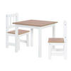 KINDERSITZGRUPPE Woody - Weiß/Sonoma Eiche, Holzwerkstoff (56/49/56cm) - Roba