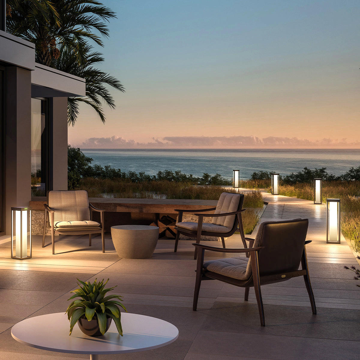 SOLARLEUCHTE RADIA schwarz - Schwarz, Kunststoff (14.5/14.5/50cm) - Lumisky