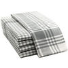 GESCHIRRTÜCHER, 5er-Set, 50x70 cm, 100% Baumwolle, Grau - Grau, Textil (50/70cm) - Zollner