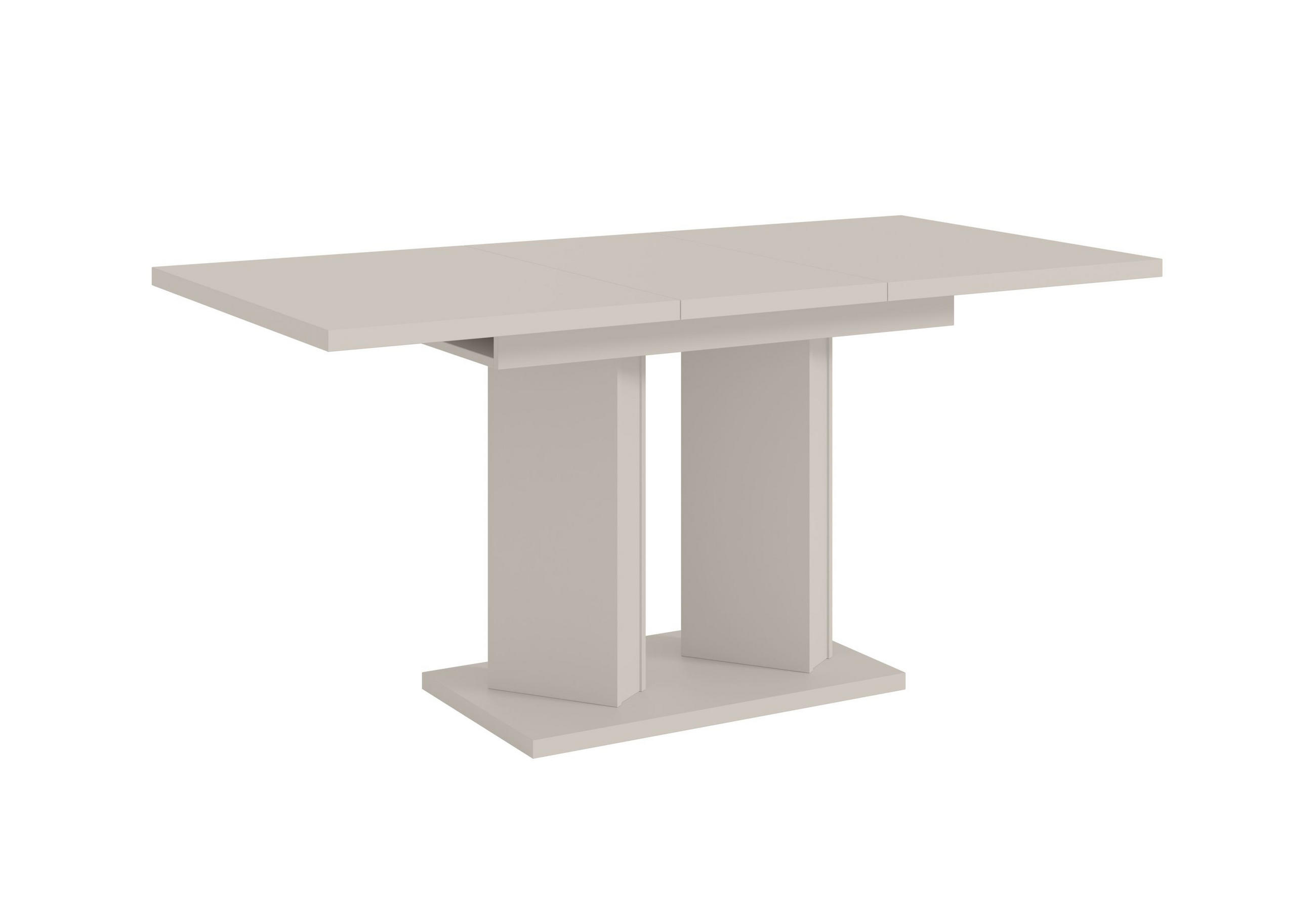ROZKLADACÍ jedálenský stôl, kašmírová - kašmírová, kompozitné drevo (80/160/75cm) - Home Collective