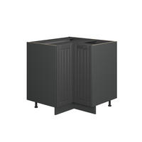 ROHOVÁ SKŘÍŇKA Fame-Line Tmavě šedá - tmavě šedá/antracitová, kompozitní dřevo (80.5/82/60cm) - Vicco