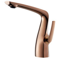 BADEZIMMERARMATUR, 18 cm hoch, Roségold - Roségold, Metall (30/10/20cm) - Vallsero