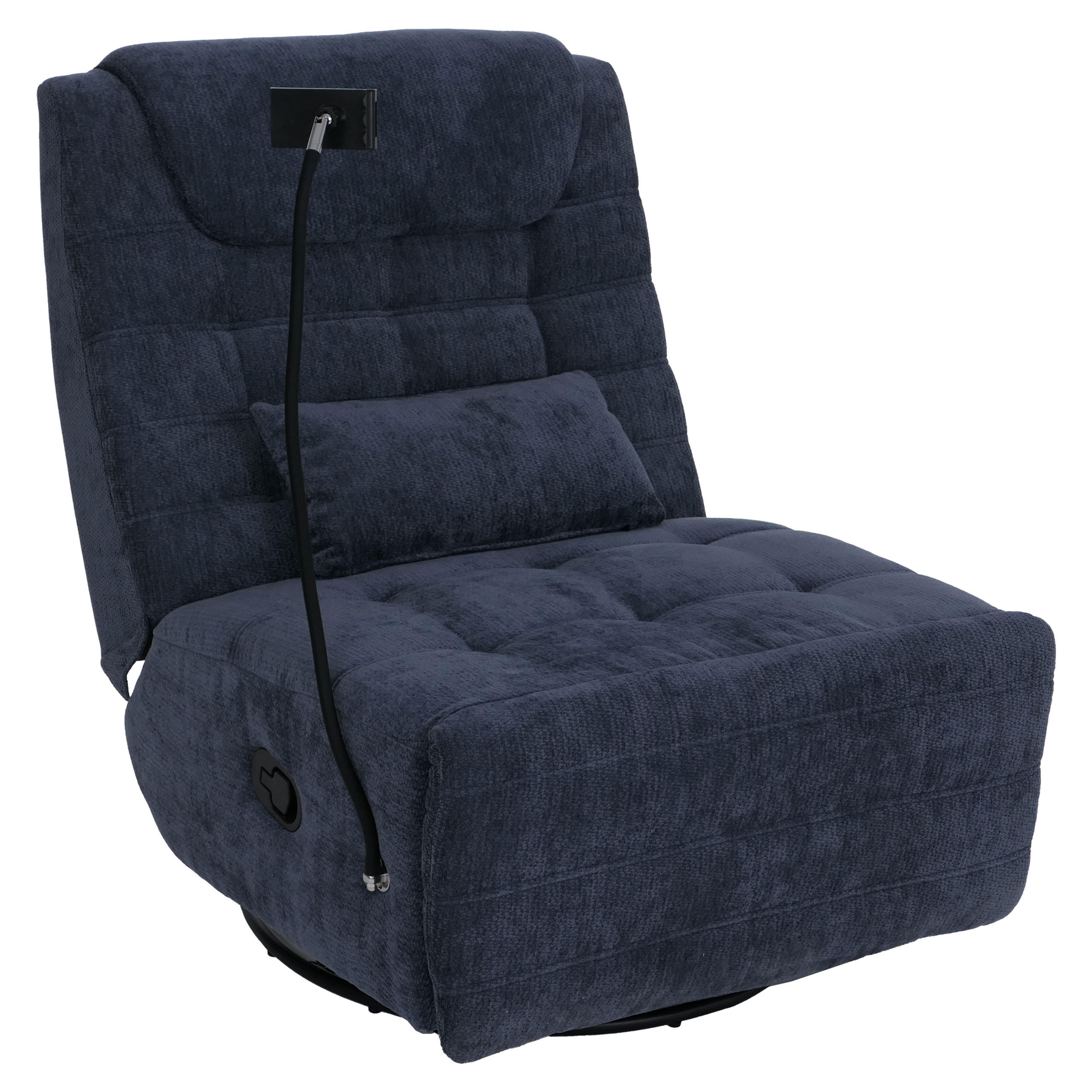 RELAXSESSEL Blau - Blau, Textil (82/96/163cm) - MCW