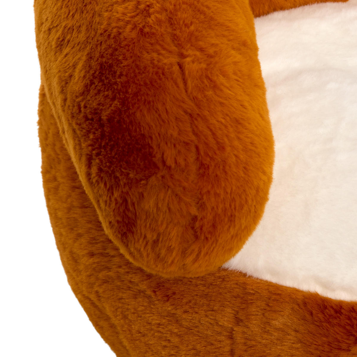 PLÜSCH-KINDERSITZ 48/44/38 cm - Orange, Textil (44/38/48cm) - Atmosphera for kids
