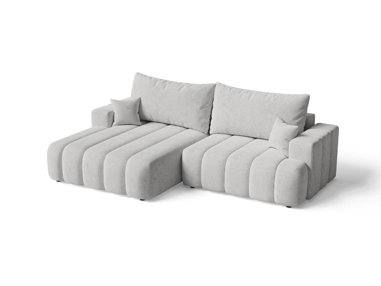 ECKSOFA Caleo Grau Links - Grau, Holz/Textil (270/170cm) - Graingold