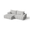 ECKSOFA Caleo Grau Links - Grau, Holz/Textil (270/170cm) - Graingold