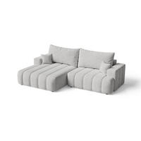 ECKSOFA Caleo Grau Links - Grau, Holz/Textil (270/170cm) - Graingold