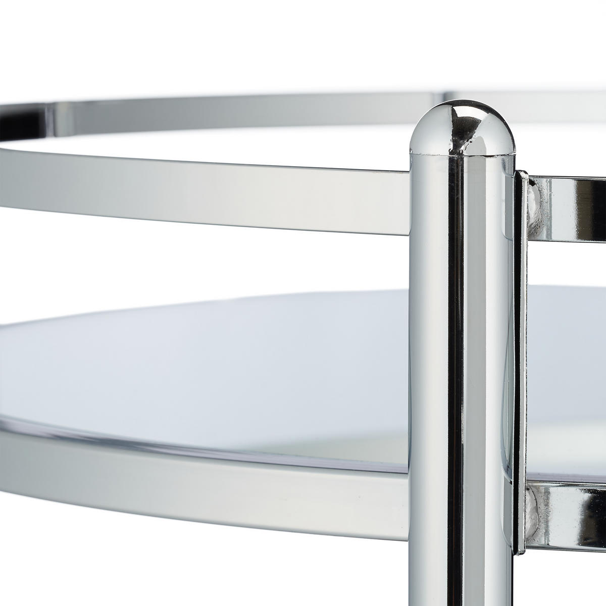 SERVIERWAGEN - Multicolor, Glas/Kunststoff (50/75/50cm) - Relaxdays