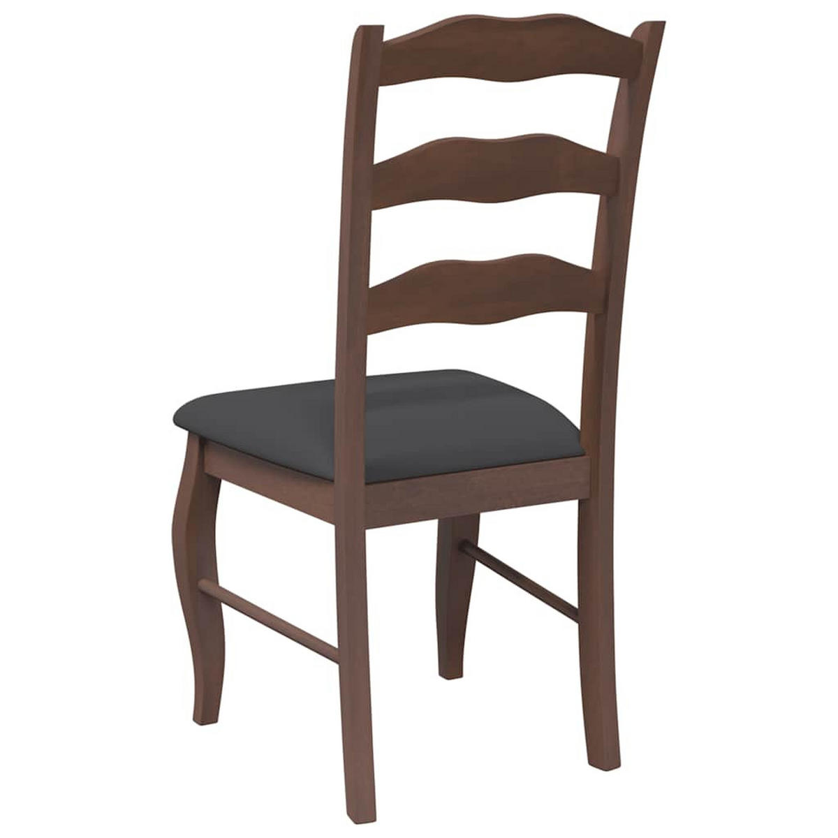 ESSZIMMERSTÜHLE Resz mit Kissen 2er-Set Braun-Schwarz - Schwarz, Holz (48/99/53.5cm) - DELUKE