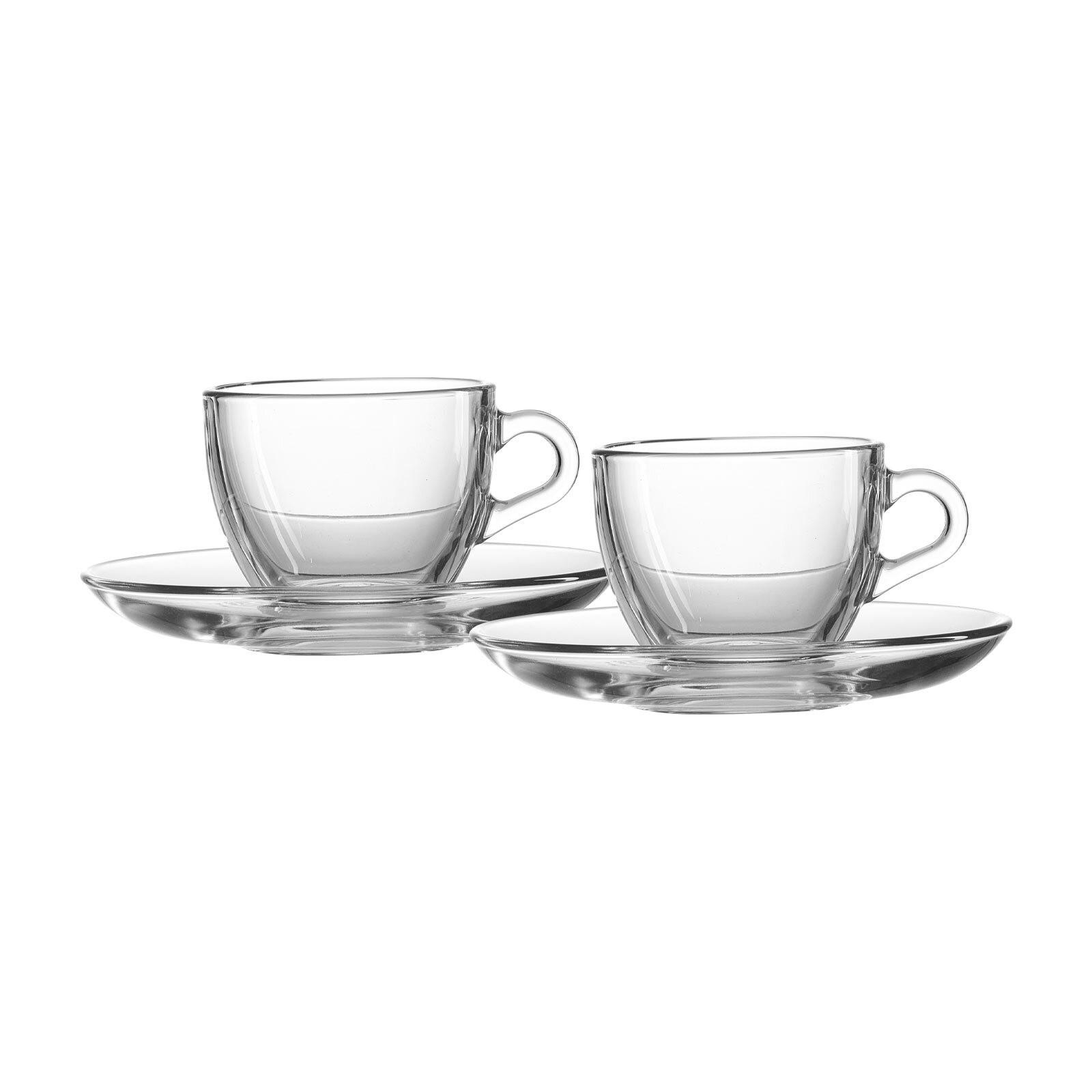 ESPRESSO-SET Barista transparent 80 ml 2er Set - Transparent, Glas (12.5/9/12.5cm) - Ritzenhoff Breker