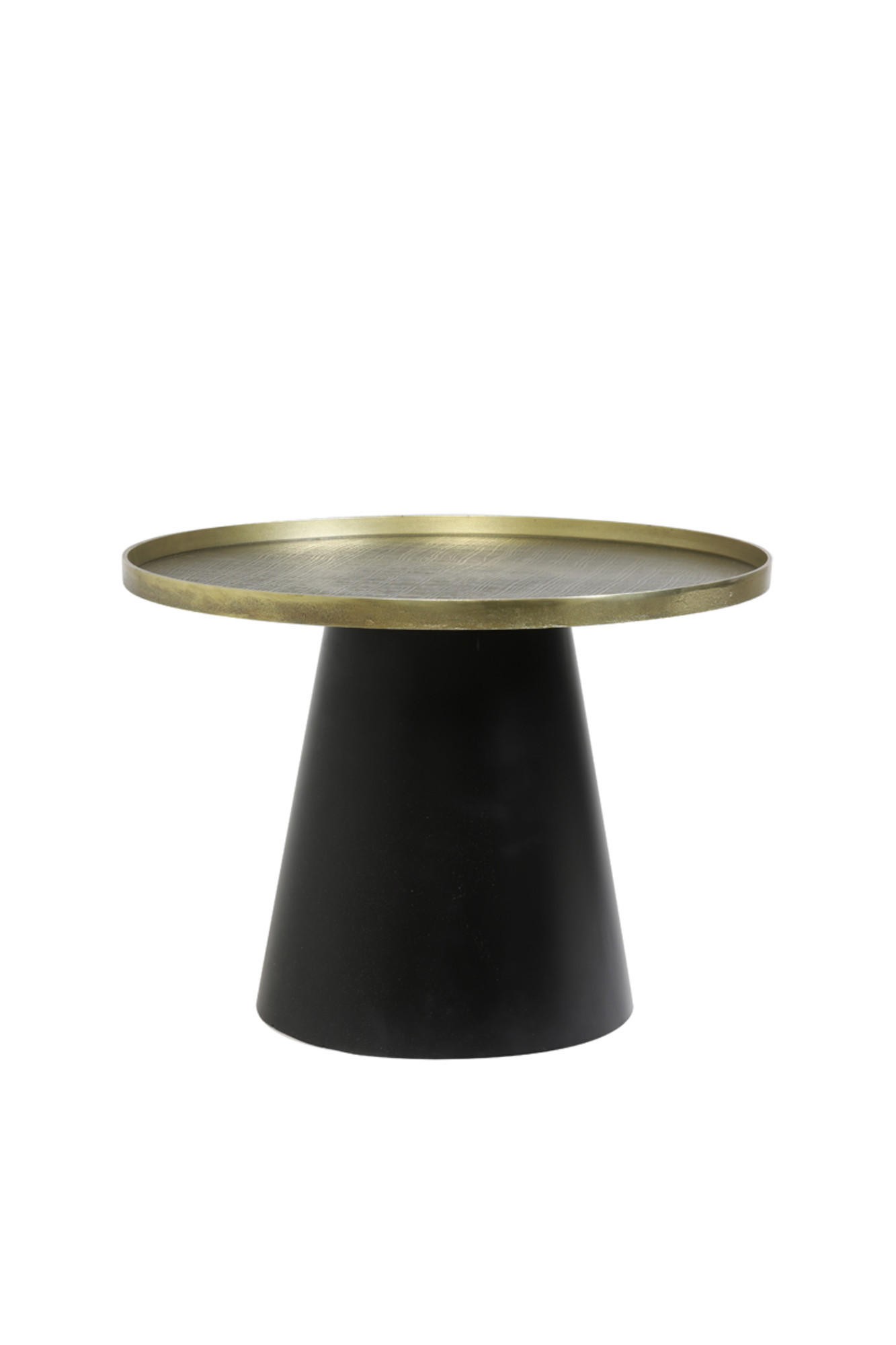 COUCHTISCH Popeta Bronze Ø60/44 cm - Bronzefarben, Metall (60/60/44cm) - Light & Living