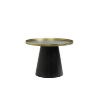COUCHTISCH Popeta Bronze Ø60/44 cm - Bronzefarben, Metall (60/60/44cm) - Light & Living