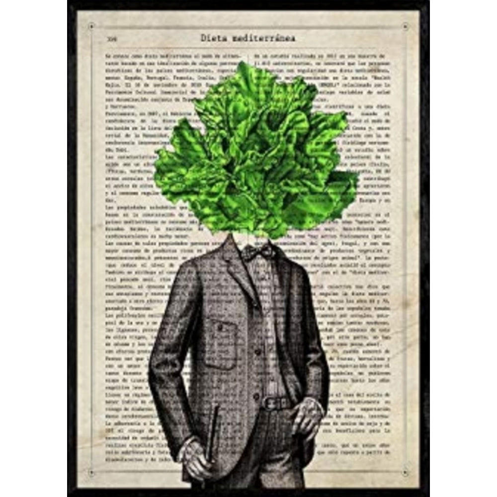 POSTER Mr. Green A4 Rahmenlos - Klar, Papier (29.7/5/21cm) - Nacnic