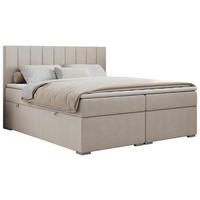 BOXBETT ALLY 120/200 Beige Struktur - H3 - Beige, Holz/Textil (120/200cm) - MKS