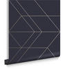 VLIESTAPETE - Balance Navy Gold - Blau/Goldfarben, Papier/Kunststoff (53/1000cm) - Graham & Brown