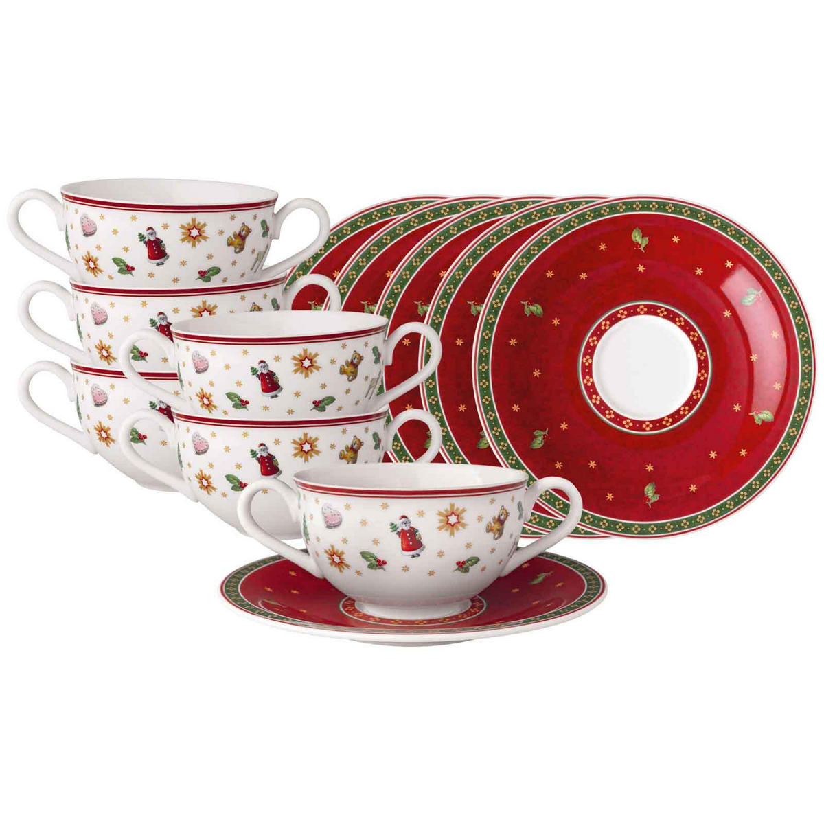 SUPPENTASSEN MIT UNTERTASSEN Toy's Delight bunt 250 ml - Multicolor, Keramik (19/8.8/19cm) - Villeroy & Boch