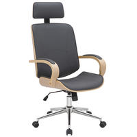 BÜROSTUHL Daytona natura/grau - Chromfarben/Grau, Metall (70/125/70cm) - TPFLiving