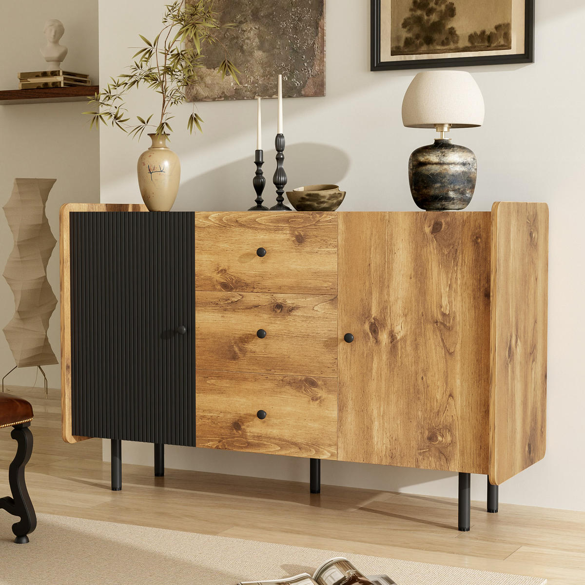 SIDEBOARD Braun 120/40/75 cm - Braun, Holzwerkstoff (40/75/120cm) - Urban Meuble