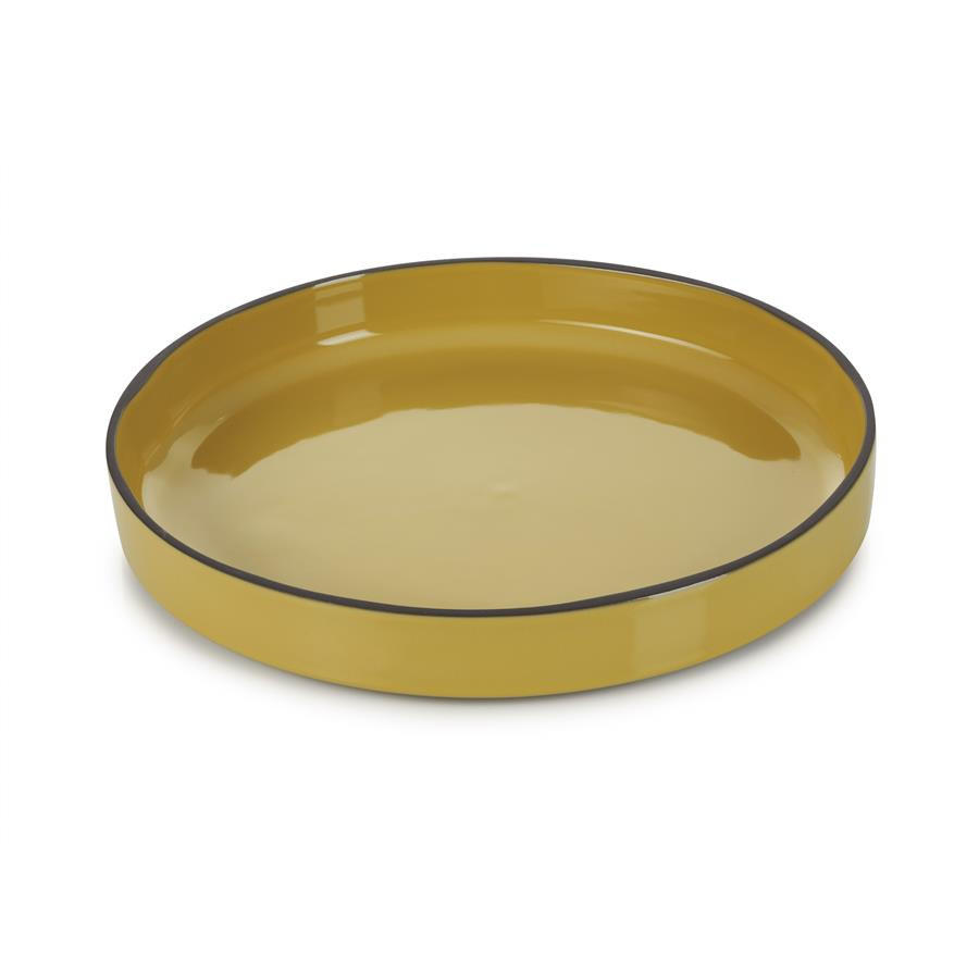 SCHALE / COUPTELLER CARACTERE 23 cm Kurkuma - Hellbraun, Keramik (23cm) - Revol Porcelaine France