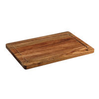 SCHNEIDEBRETT aus Akazienholz ALVA - 38 x 25cm - Braun, Holz (25/38cm) - Björn