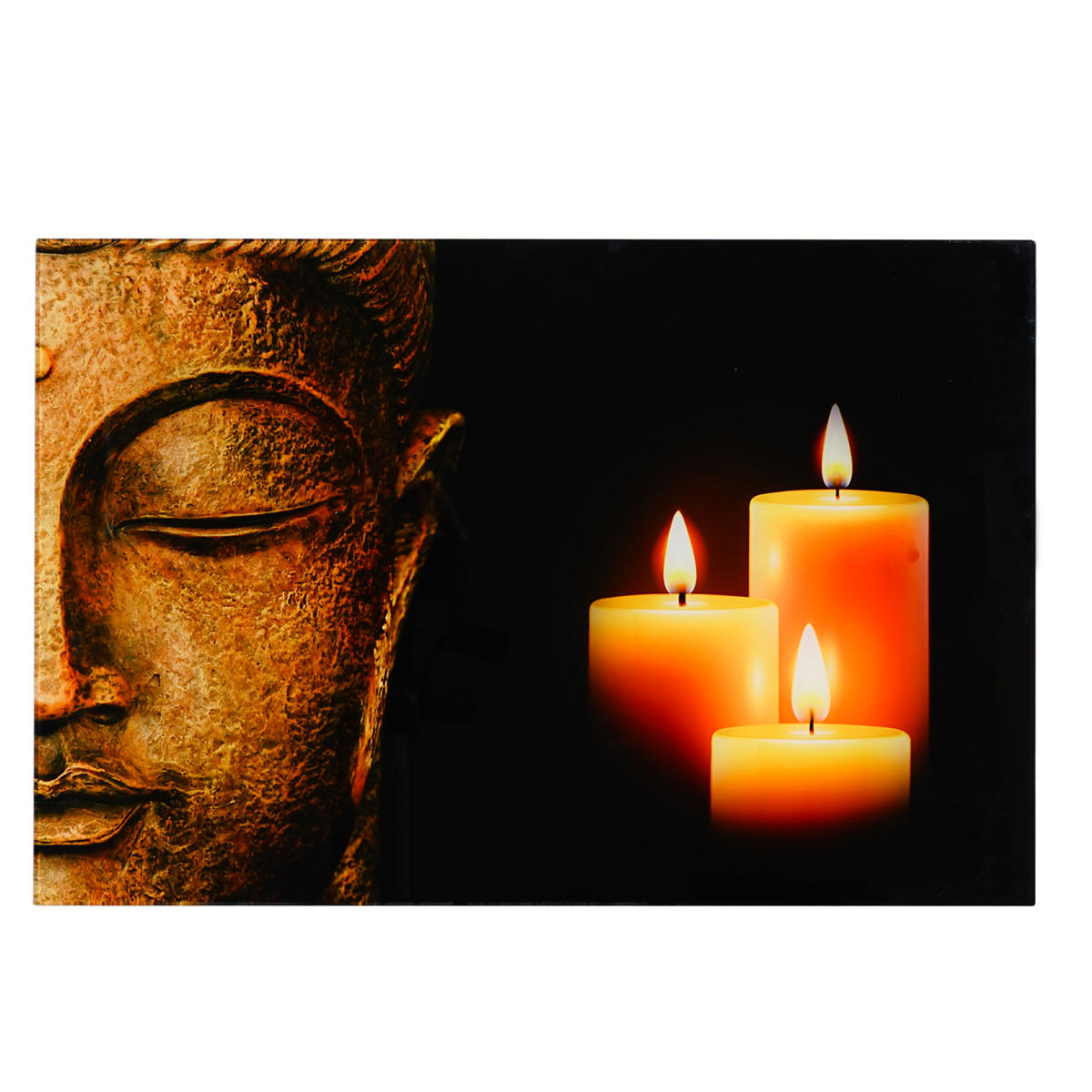 GLASBILD BUDDHA Multicolor - Multicolor, Glas (60/40cm) - MCW