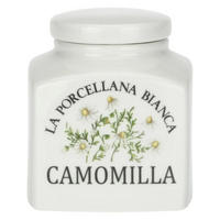 VORRATSDOSE Camomilla 0,5 l - Multicolor, Keramik (11/10/10cm) - La Porcellana Bianca
