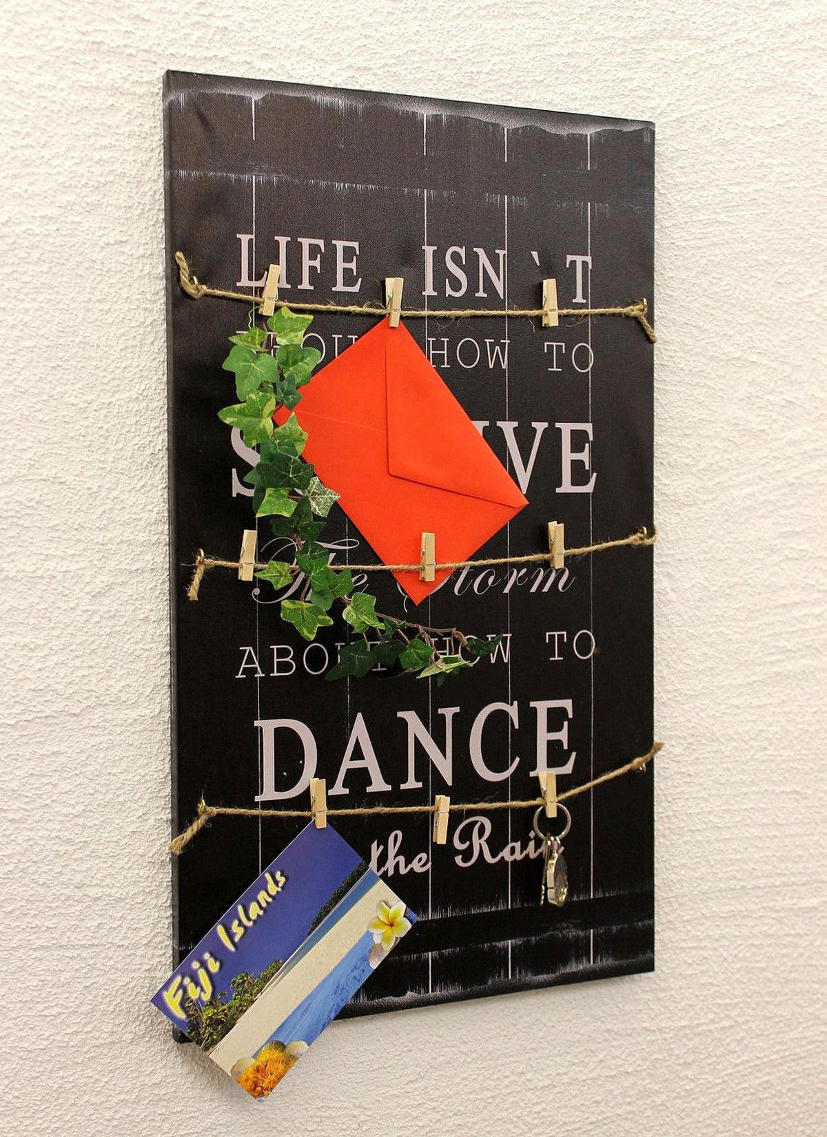 MEMOBOARD Schwarz 39/1,5/68 cm - Schwarz, Holz (39/68/1.5cm)