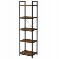BÜCHERREGAL, braun 40/30/154cm - Braun, Holzwerkstoff (40/154/30cm) - Rebiko