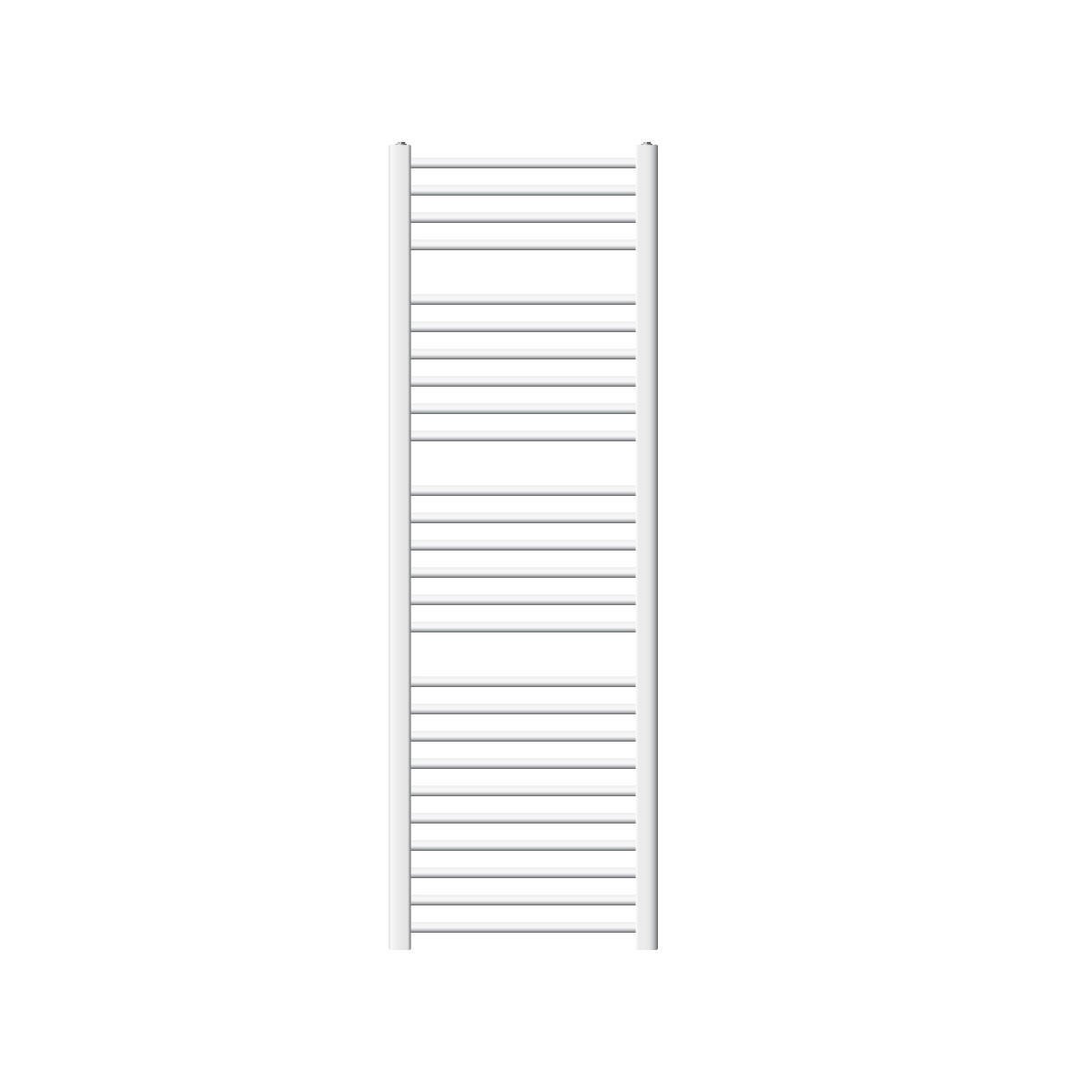 BADHEIZKÖRPER Sahara 500x1600 mm Weiß gerade mit Thermostatventil Set - Weiß, Metall (50/160/3cm) - LuxeBath