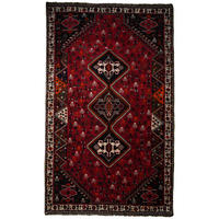 TEPPICH Gashgai Rot 270/165 cm Schurwolle - Rot, Textil (165/270cm) - Looma