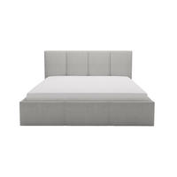 POLSTERBETT Celano Slim 140x200 cm, Grau - Grau, Textil (140/200cm) - Fedve