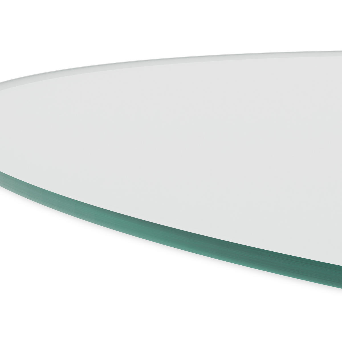 GLASPLATTE - Transparent, Glas (60/60/0.8cm) - Relaxdays