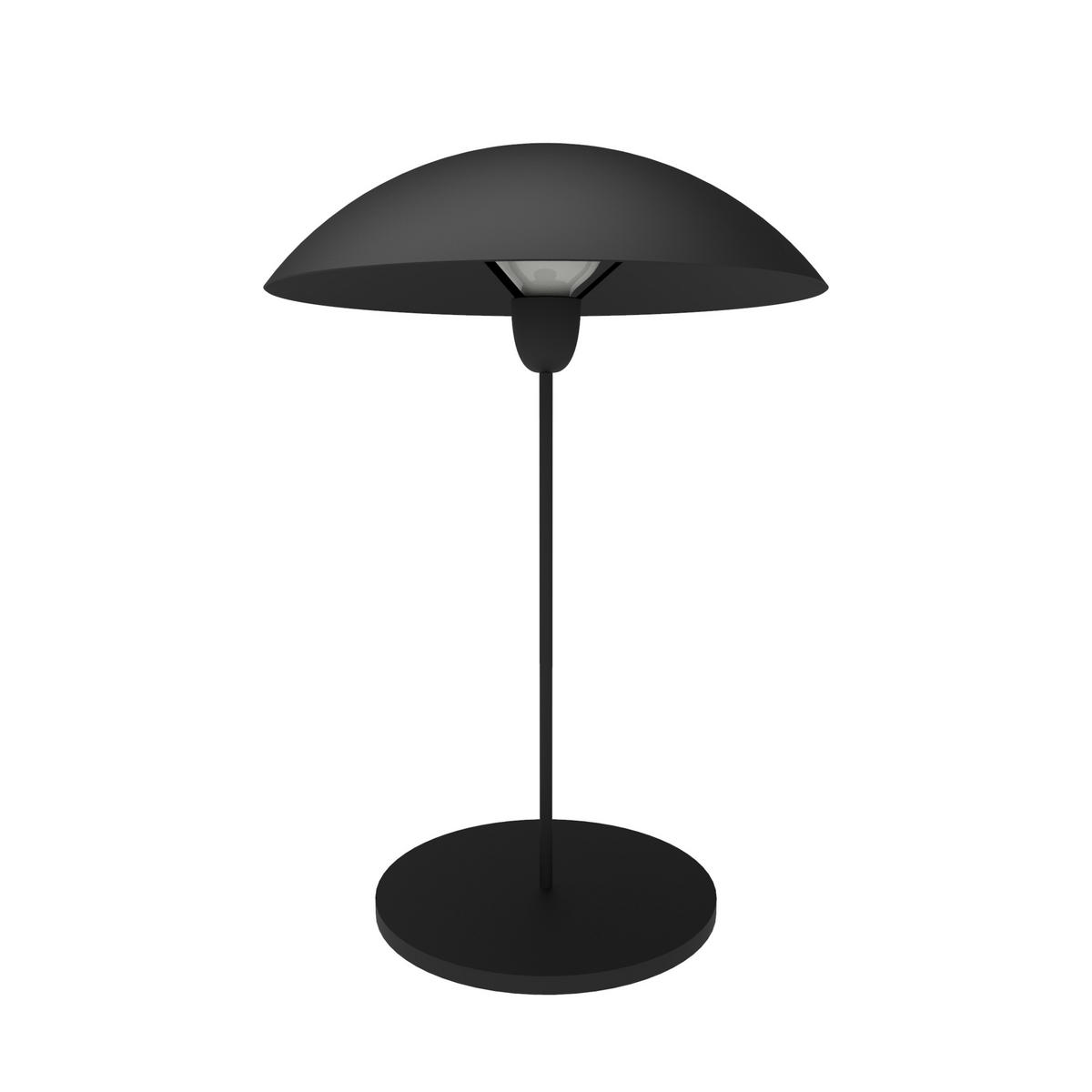 TISCHLEUCHTE - Schwarz, Metall (30/30/45cm) - Lumicom