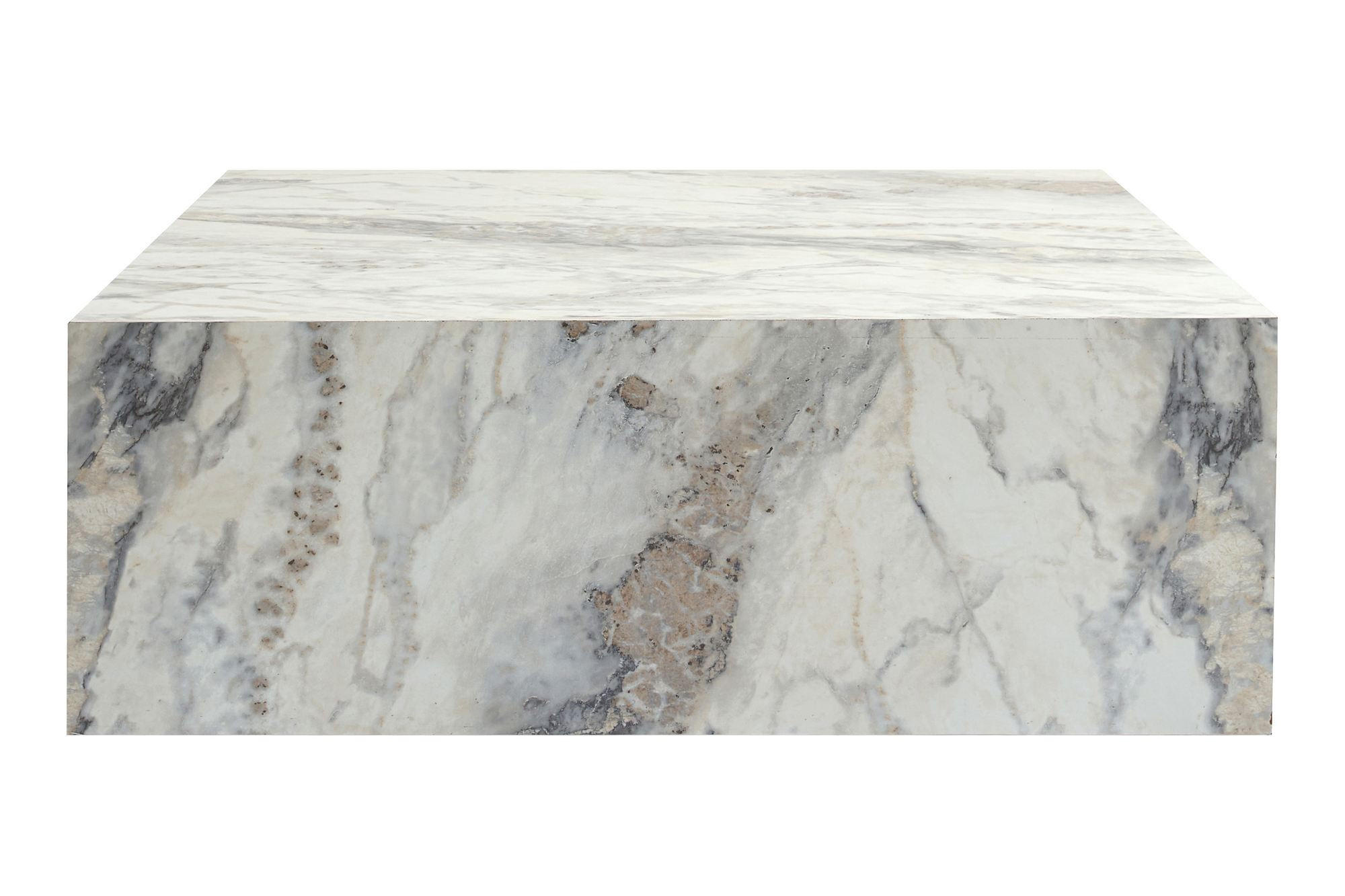 COUCHTISCH prizma Grau - Grau, Holz (90/90/35cm) - Habitat Garten