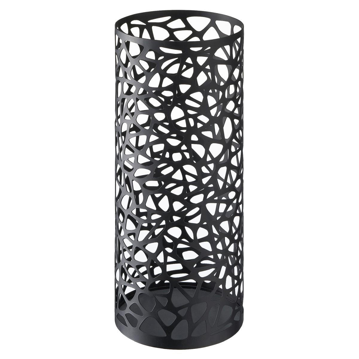 SCHIRMSTÄNDER Nest schwarz 19/46/19 cm rund - Schwarz, Metall (19/46/19cm) - Yamazaki