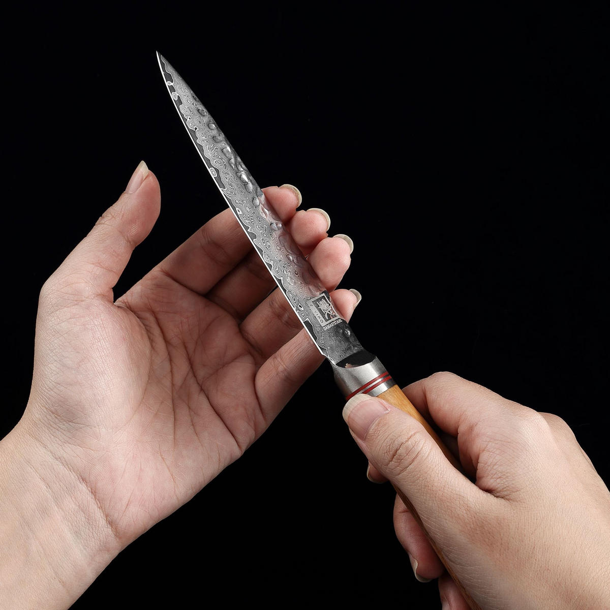 ALLZWECKMESSER 12 cm - Braun, Holz/Metall (89cm) - Zayiko