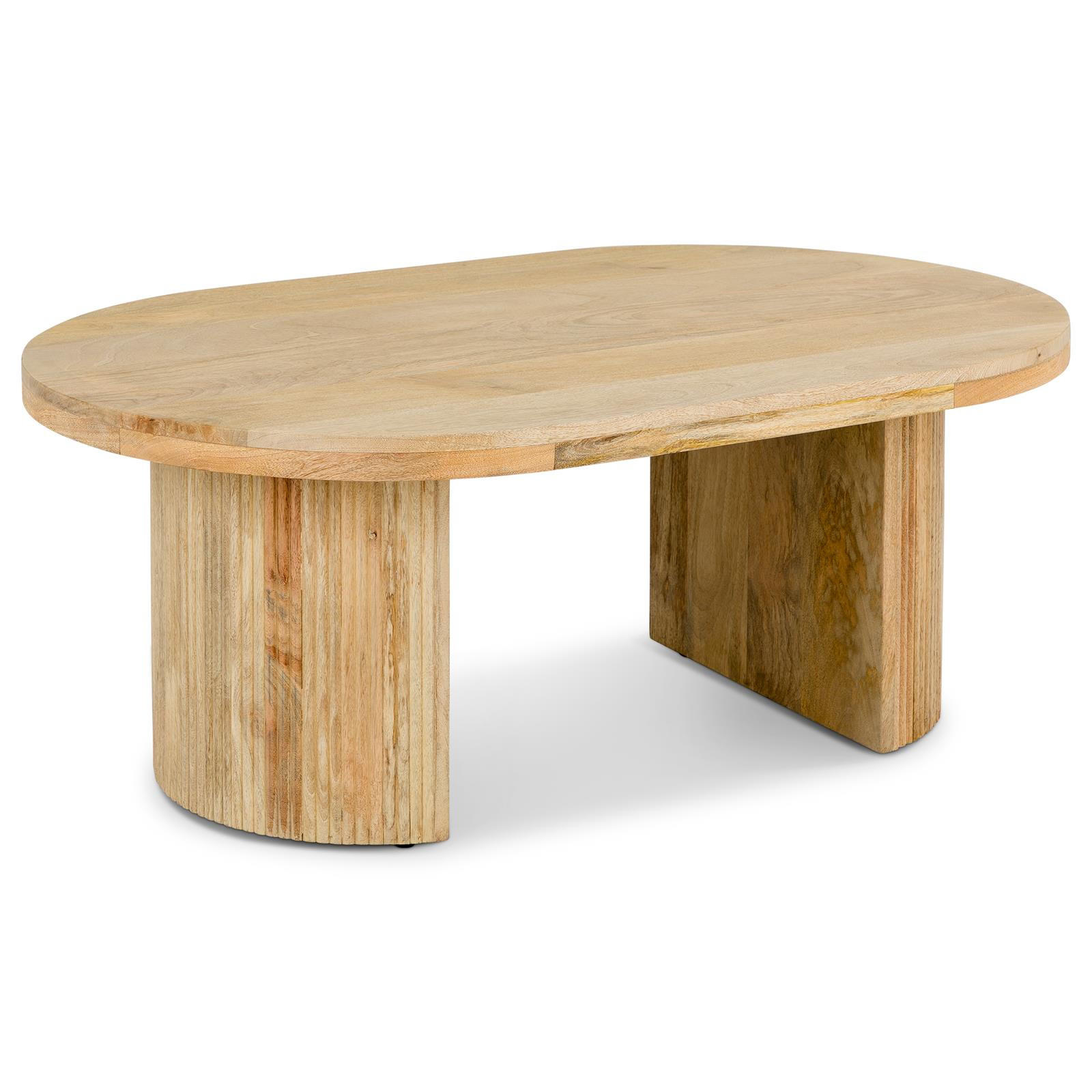 COUCHTISCH AMBA natur - Naturfarben, Holz (74/120/46cm) - IDIMEX