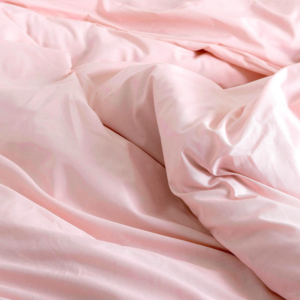 BETTBEZUG 2er-Set teiliges basic 135/140x200 cm (standardgrösse) hellrosa - Rosa, Textil (140/200cm) - Happy Friday