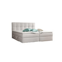 BOXBETT Arturo In Soro - Hellgrau, Holzwerkstoff/Textil (140/200cm) - Fun Möbel