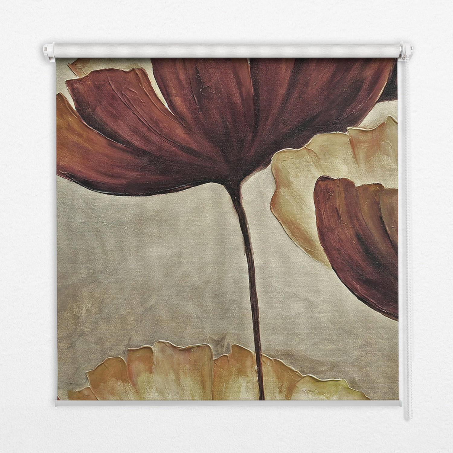 TULUP VNITŘNÍ roleta - okenní roleta - roleta - 100x140 cm - Květiny