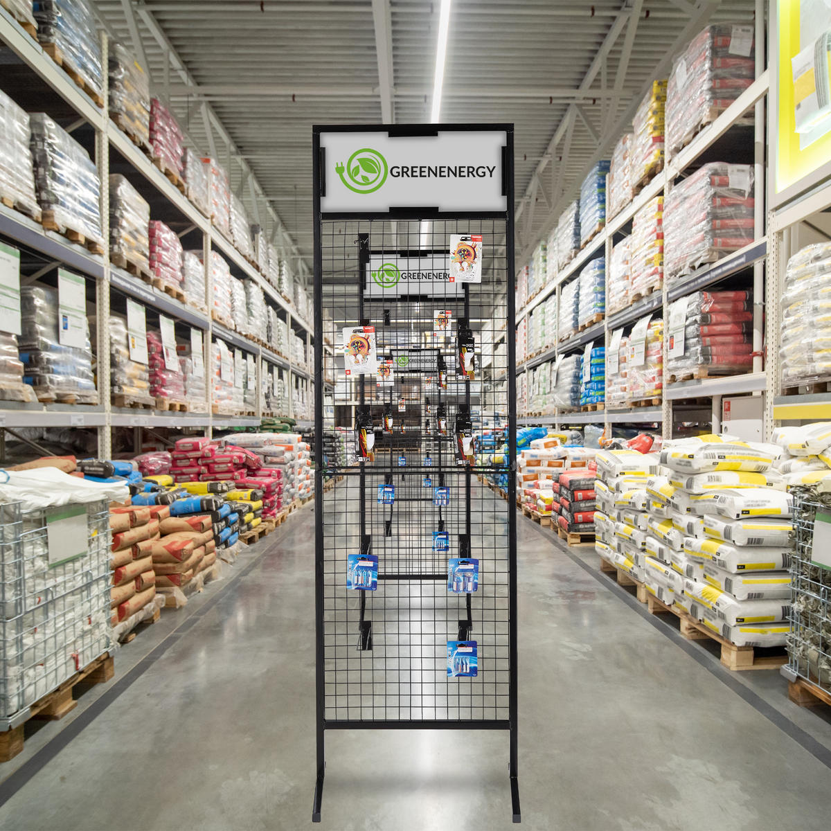 LOCHBLECHSTÄNDER - Schwarz, Metall (65.5/215/44.5cm) - Relaxdays