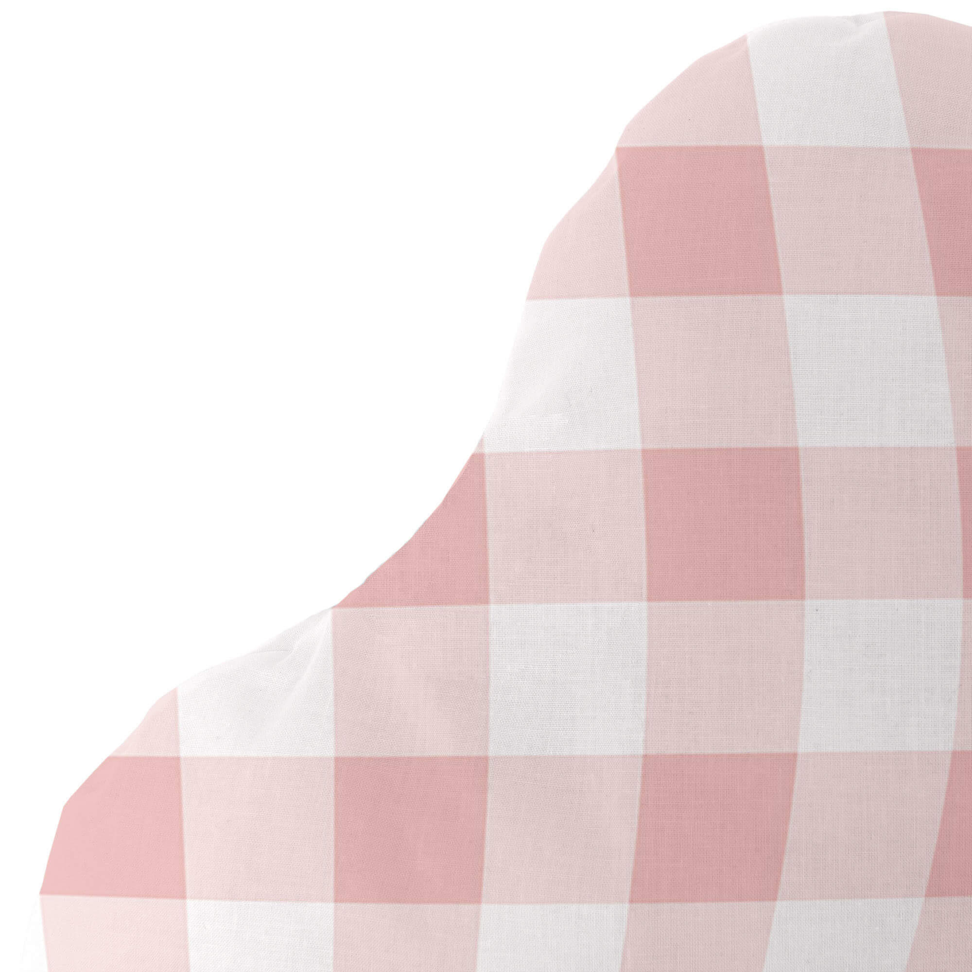 KISSEN vichy 60x40 cm rosa - Rosa, Textil (60/40cm) - Happy Friday
