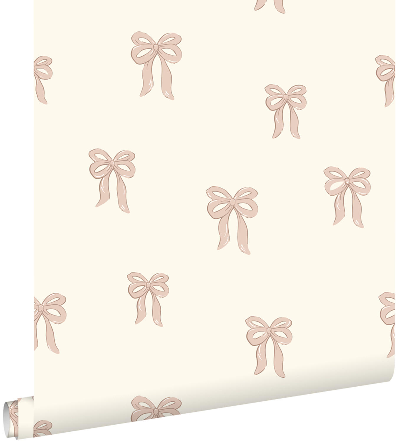 TAPETE kleine Schleifen 50 x 900 cm - Pink, Papier (50/0.1cm) - ESTAhome