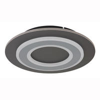 LED DECKENLEUCHTE Jayden Grau Metall - Grau, Metall (32/32/5.5cm) - Globo Lighting