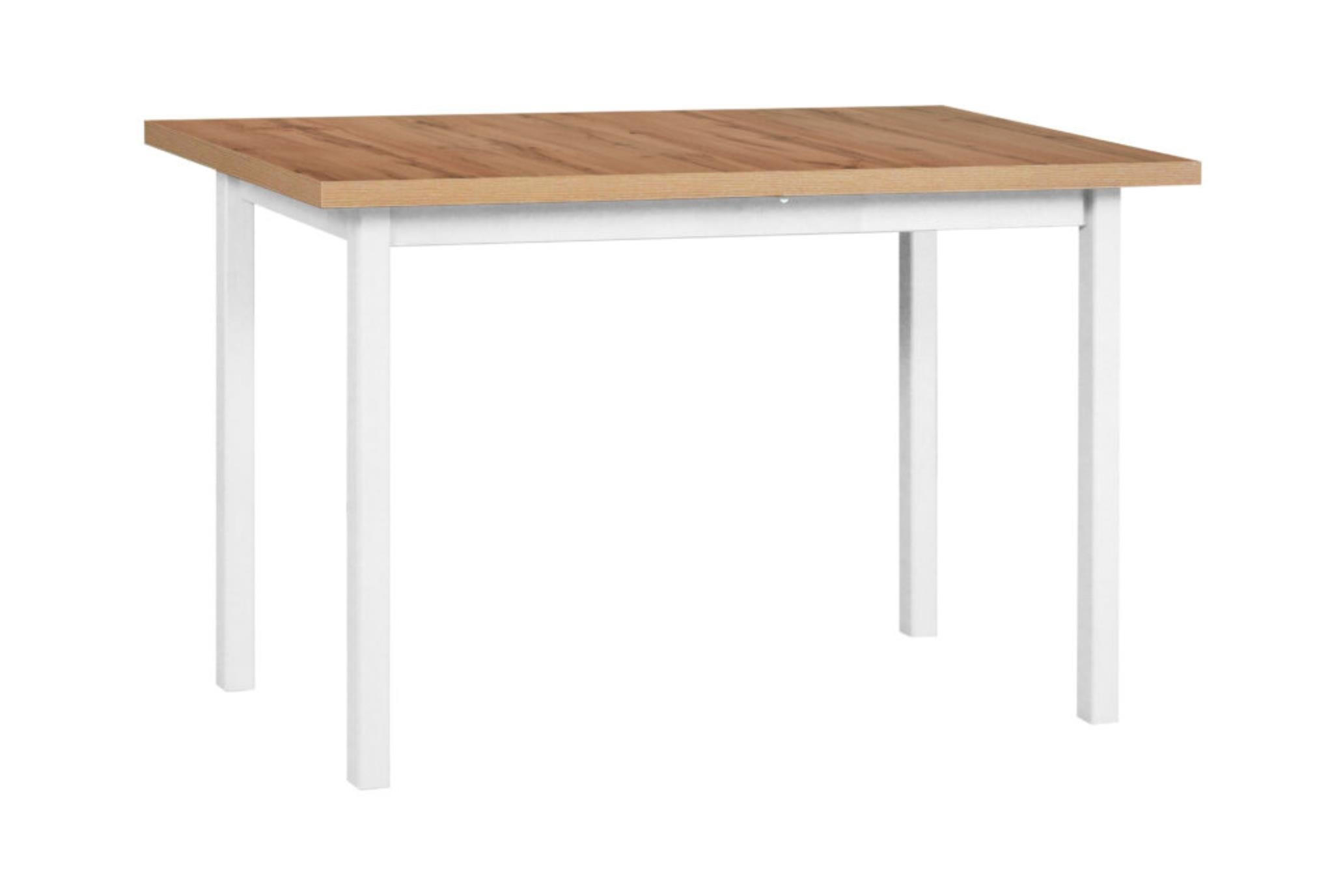 Bettso Tisch Eiche, Weiß 70x76x120 cm