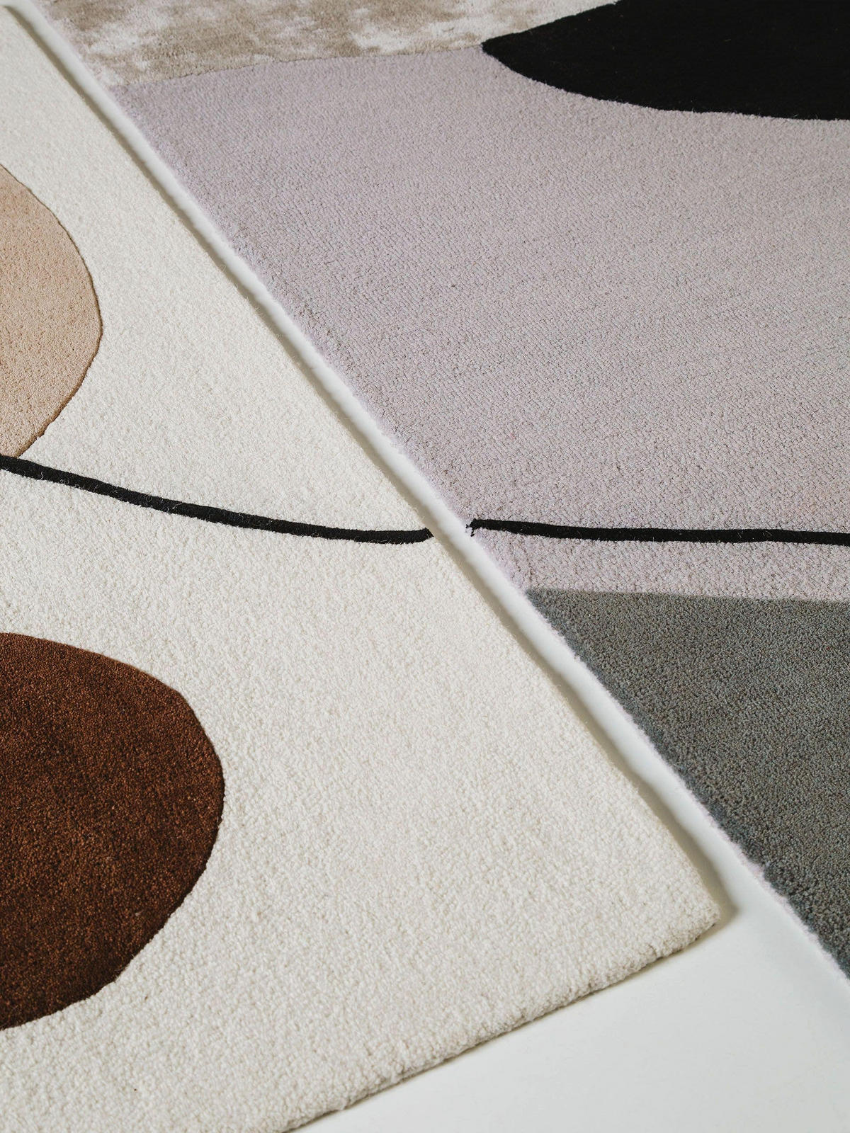 WOLLTEPPICH Kyoto Multicolor 160x230 cm - Multicolor, Textil (160/230cm) - benuta Pure
